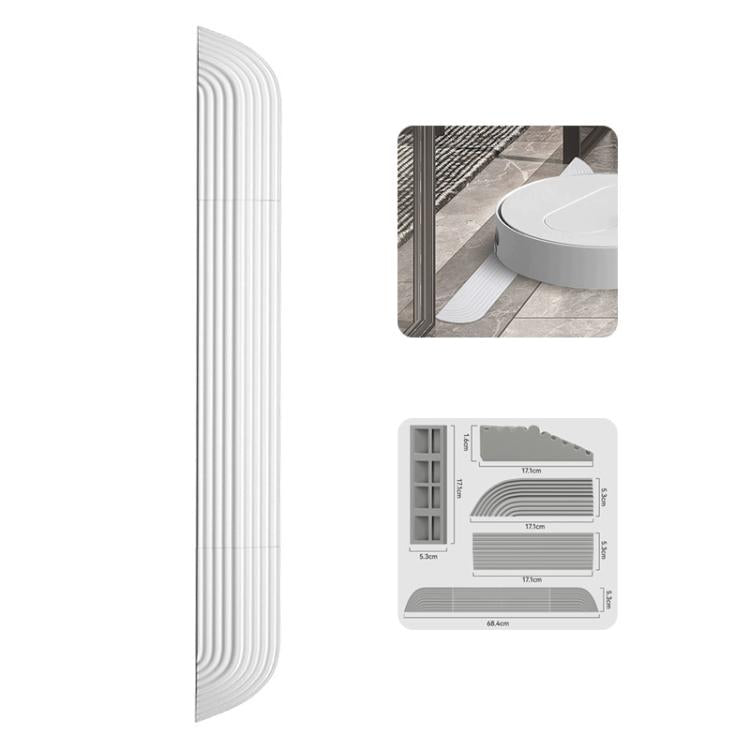 JUNSUNMAY per Ecovacs / iRobot / Mijia / Dreame Robot spazzante universale in silicone per rampe di accesso JUNSUNMAY per Ecovacs / iRobot / Mijia / Dreame Robot spazzante universale in silicone per rampe di accesso